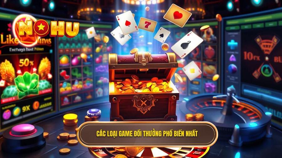 Các loại game đổi thưởng phổ biến nhất