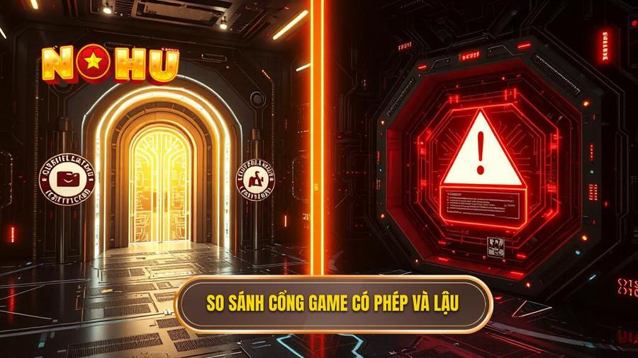 Bảng so sánh Cổng game có phép và không có phép
