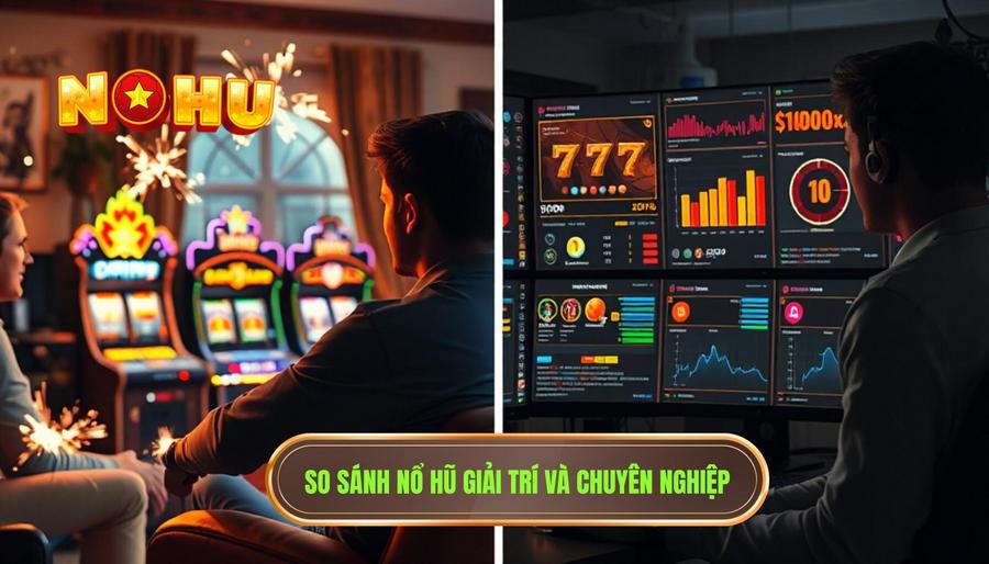 Nổ hũ có kiếm tiền được không? Phân tích chuyên sâu từ góc nhìn chuyên gia 3 Bảng so sánh giữa chơi Nổ hũ giải trí và Nổ hũ kiếm tiền chuyên nghiệp